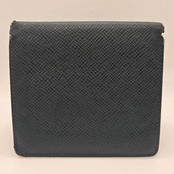 LOUIS VUITTON Paris Men's Wallet Green Bi-Fold with Snap Button Coin Pocket - Picture 4 of 16